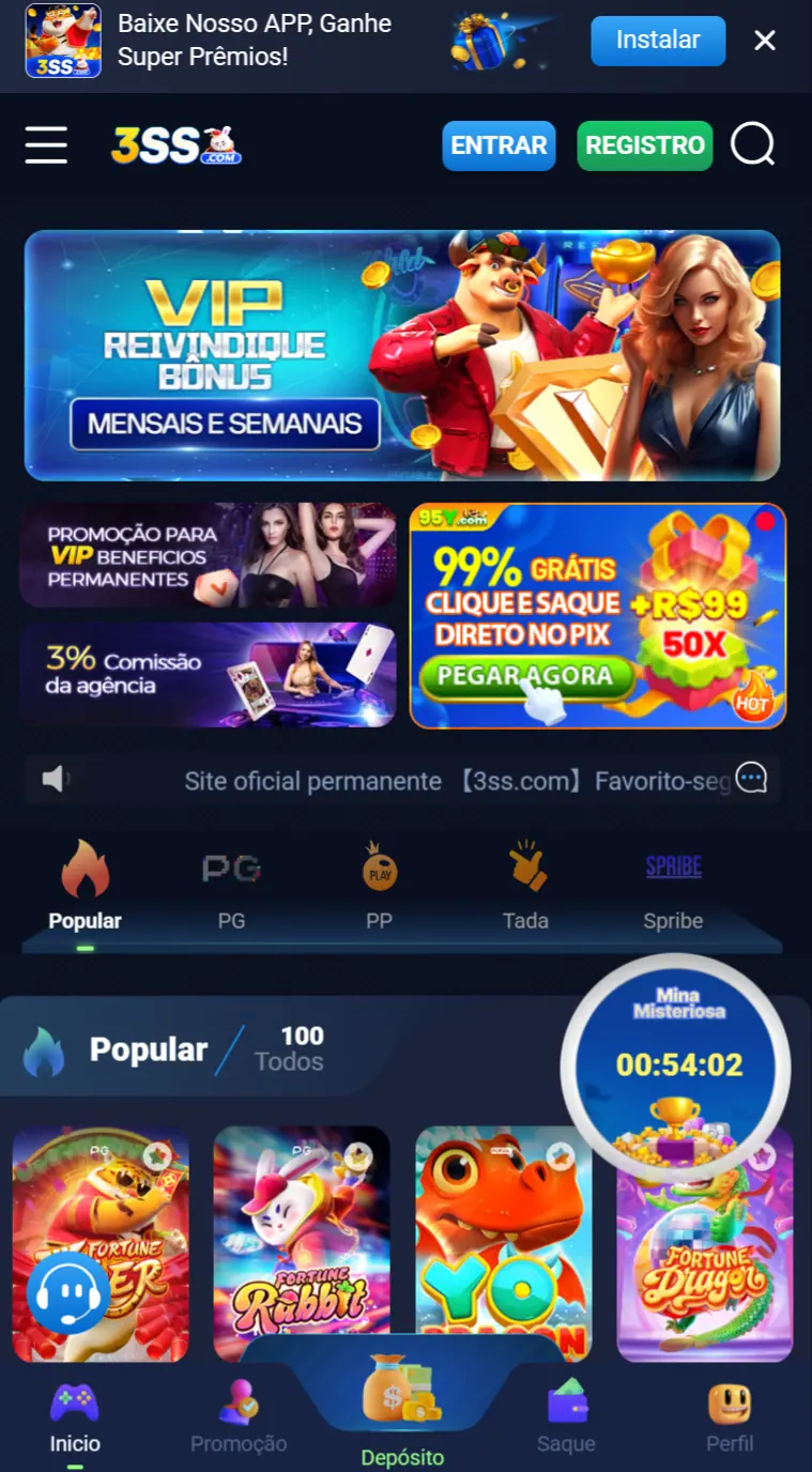 3ss Top cassino brasileiro VIP Jogue e Ganhe